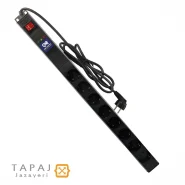 رکمونت محافظ 8 خانه با کابل 1.8 متر برند پارت الکتریک مدل پارسا کد 5144