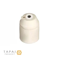 قیمت سرپیچ آویز سرامیکی E27 دو تکه راکورد پلاستیکی پارت الکتریک کد 9072