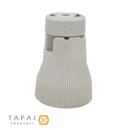 سرپیچ آویز مغزی سرامیکی E40 بزرگ دو تکه راکورد برنجی پارت الکتریک کد 9075