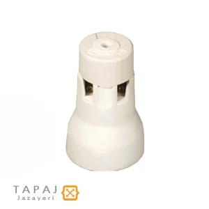 خرید و قیمت سرپیچ آویز سرامیکی E40 بزرگ دو تکه راکورد پلاستیکی پارت الکتریک کد 9076