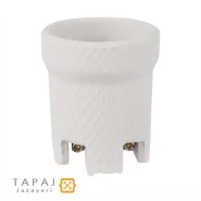 سرپیچ تونلی سرامیکی E27 پارت الکتریک کد 9073