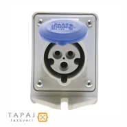 قیمت سوکت صنعتی 16×3 مادگی ثابت پارت الکتریک کد 408