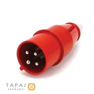خرید سوکت صنعتی 16×4 نری پارت الکتریک کد 387