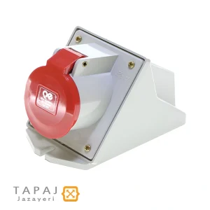 خرید سوکت صنعتی 16×5 مادگی ثابت پارت الکتریک کد 572
