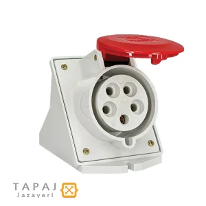 قیمت و خرید سوکت صنعتی 16×5 مادگی ثابت پارت الکتریک کد 572
