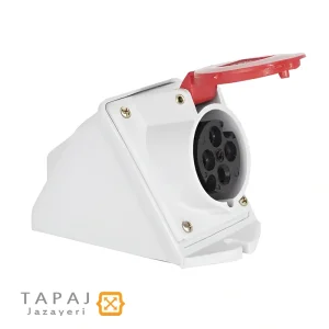 عکس سوکت صنعتی 32*4 مادگی ثابت پارت الکتریک کد 396