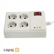 خرید محافظ 4 خانه کامپیوتر آنالوگ با کابل 3 متر پارت الکتریک کد 894