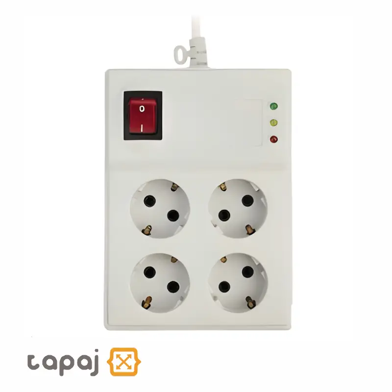 محافظ 4 خانه کامپیوتر آنالوگ با کابل 5 متر برند پارت الکتریک کد 773 1 3 قیمت محافظ 4 خانه کامپیوتر آنالوگ با کابل 3 متر پارت الکتریک کد 894