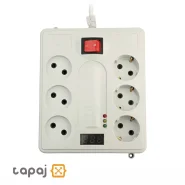 قیمت محافظ 6 خانه دیجیتالی با کابل 5 متر پارت الکتریک کد 2160