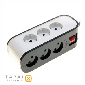 قیمت پریز سیار 9 خانه با کابل 1.8 متر پارت الکتریک مدل شهاب کد 5142