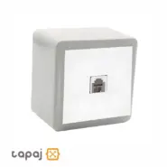 خرید پورت شبکه روکار پارت الکتریک مدل شهاب کد 4054