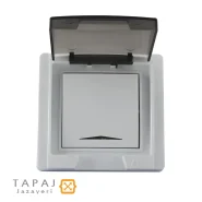 کلید تبدیل بارانی توکار پارت الکتریک کد 7244