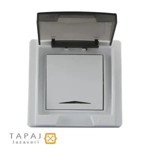 کلید تبدیل بارانی توکار پارت الکتریک کد 7244