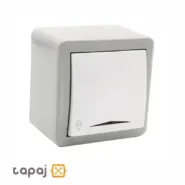 قیمت کلید تبدیل روکار پارت الکتریک مدل شهاب کد 4047