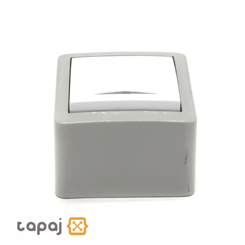 کلید تبدیل روکار پارت الکتریک کد 4047 3 فروش کلید تبدیل روکار پارت الکتریک مدل شهاب کد 4047