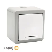 کلید تک پل روکار برند پارت الکتریک مدل شهاب کد 4045