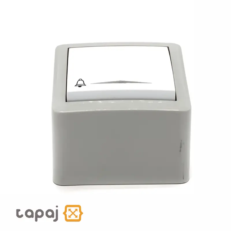 کلید زنگ روکار پارت الکتریک کد 4048 3 فروش کلید زنگ روکار پارت الکتریک مدل شهاب کد 4048