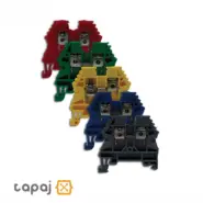 قیمت ترمینال ریلی بدون درپوش 4A پارت الکتریک کد 883