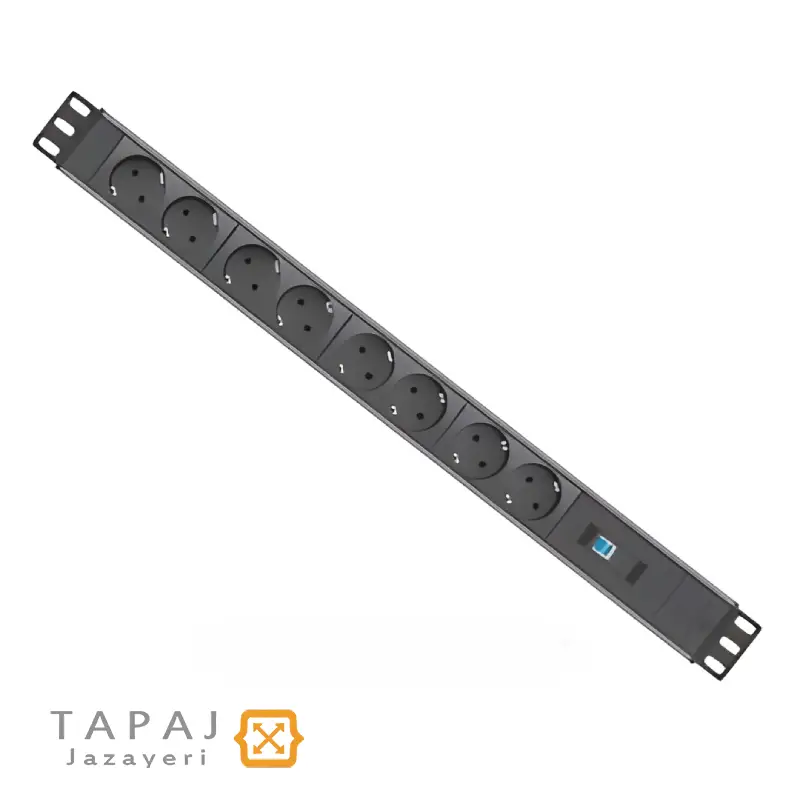 رکمونت 8 خانه با فیوز مینیاتوری و کابل 1.8 متر برند پارت الکتریک مدل پارسا کد 2266 1 رکمونت 8 خانه با فیوز مینیاتوری و کابل 1.8 متر پارت الکتریک مدل پارسا کد 2266