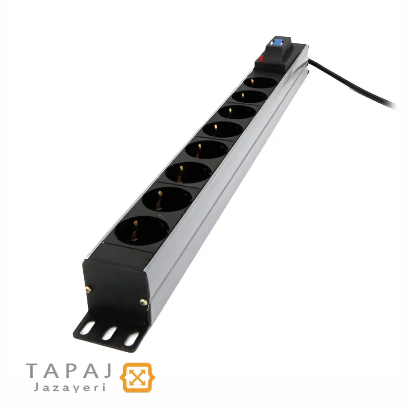 رکمونت 8 خانه با فیوز مینیاتوری و کابل 1.8 متر پارت الکتریک مدل پارسا 2 قیمت رکمونت 8 خانه با فیوز مینیاتوری و کابل 1.8 متر پارت الکتریک مدل پارسا کد 2266