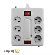 خرید محافظ 6 خانه دیجیتالی با کابل 1.8 متر پارت الکتریک کد 2060