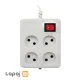 پریز سیار 4 خانه بدون ارت با کابل 3 متر پارت الکتریک کد 329 4 قیمت پریز سیار 4 خانه بدون ارت با کابل 3 متر پارت الکتریک کد 329