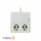 قیمت محافظ یخچال و فریزر 2 خانه با کابل 1.8 متر بهداد الکتریک کد 162