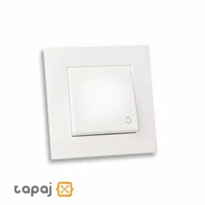 قیمت مکانیزم با قاب کلید زنگ بهداد الکتریک مدل ورتکس