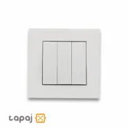 قیمت مکانیزم با قاب کلید سه پل بهداد الکتریک مدل ورتکس کد 228