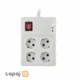 محافظ 4 خانه با کلید و کابل 5 متر مغز سرامیک بهداد الکتریک کد 167 4 خرید محافظ 4 خانه با کلید و کابل 5 متر مغز سرامیک بهداد الکتریک کد 167