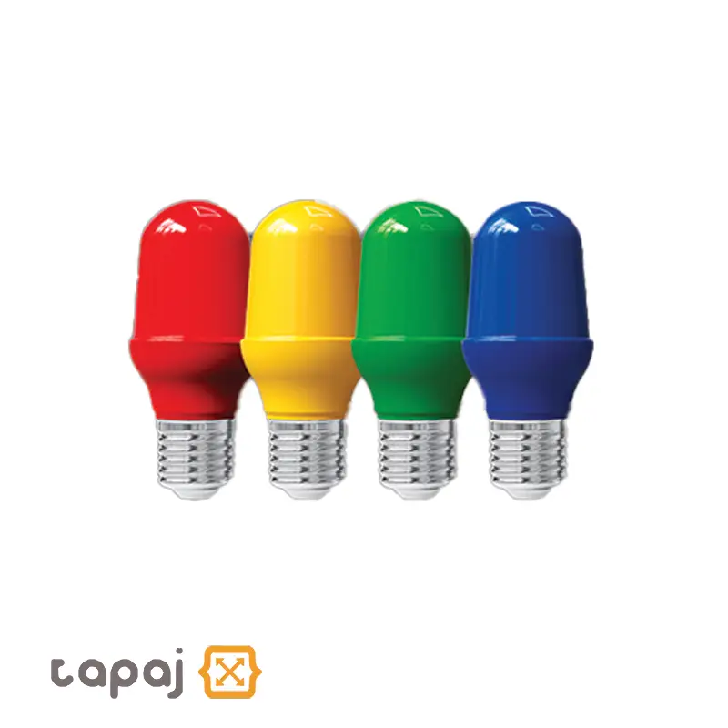 لامپ LED بلوطی ۱ وات رنگی E27 1 لامپ LED بلوطی ۱ وات رنگی E27
