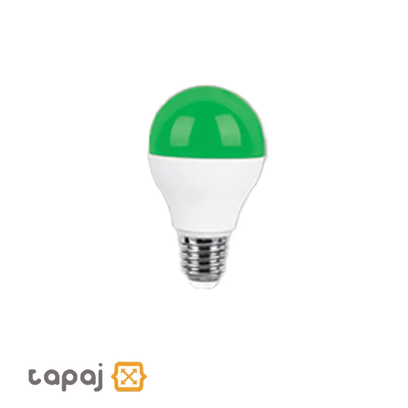 لامپ LED حبابی ۹ وات رنگی E27 3 4 لامپ LED حبابی ۹ وات رنگی E27