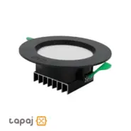 Pars Shoa Solaris 9W Black Body Circular LED Panel