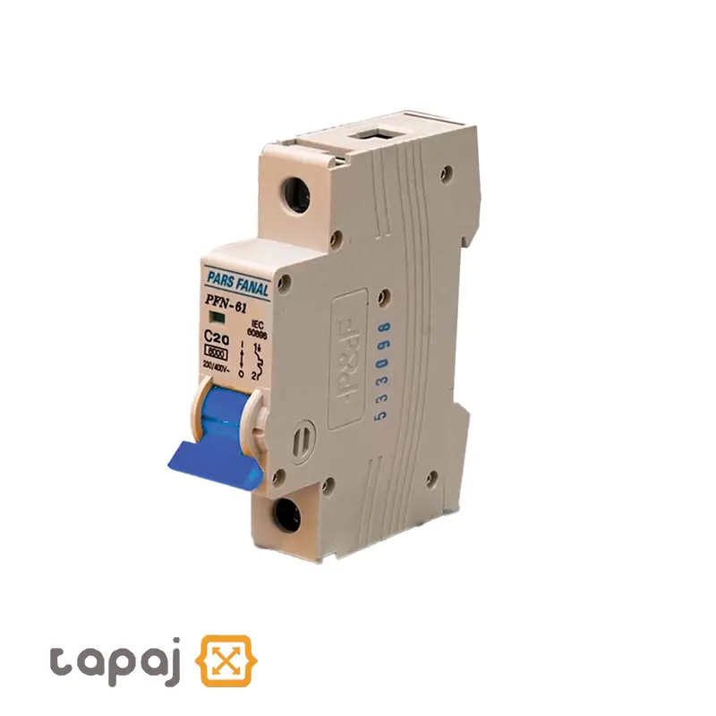 Pars Fanal 20A Single Phase MCB 1 1 Pars Fanal 20A Single-Phase MCB
